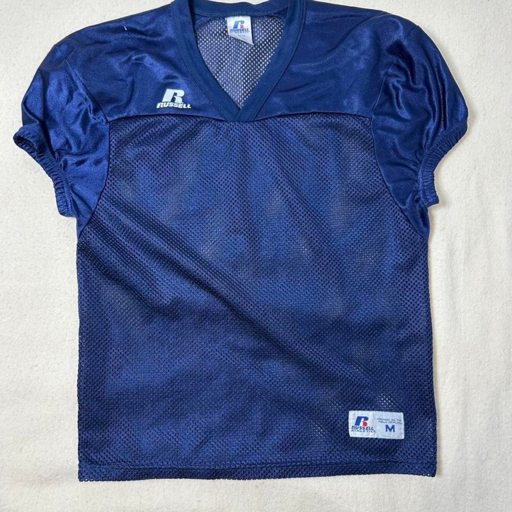 Blue vintage Russell Athletic‎ mesh jersey jersey